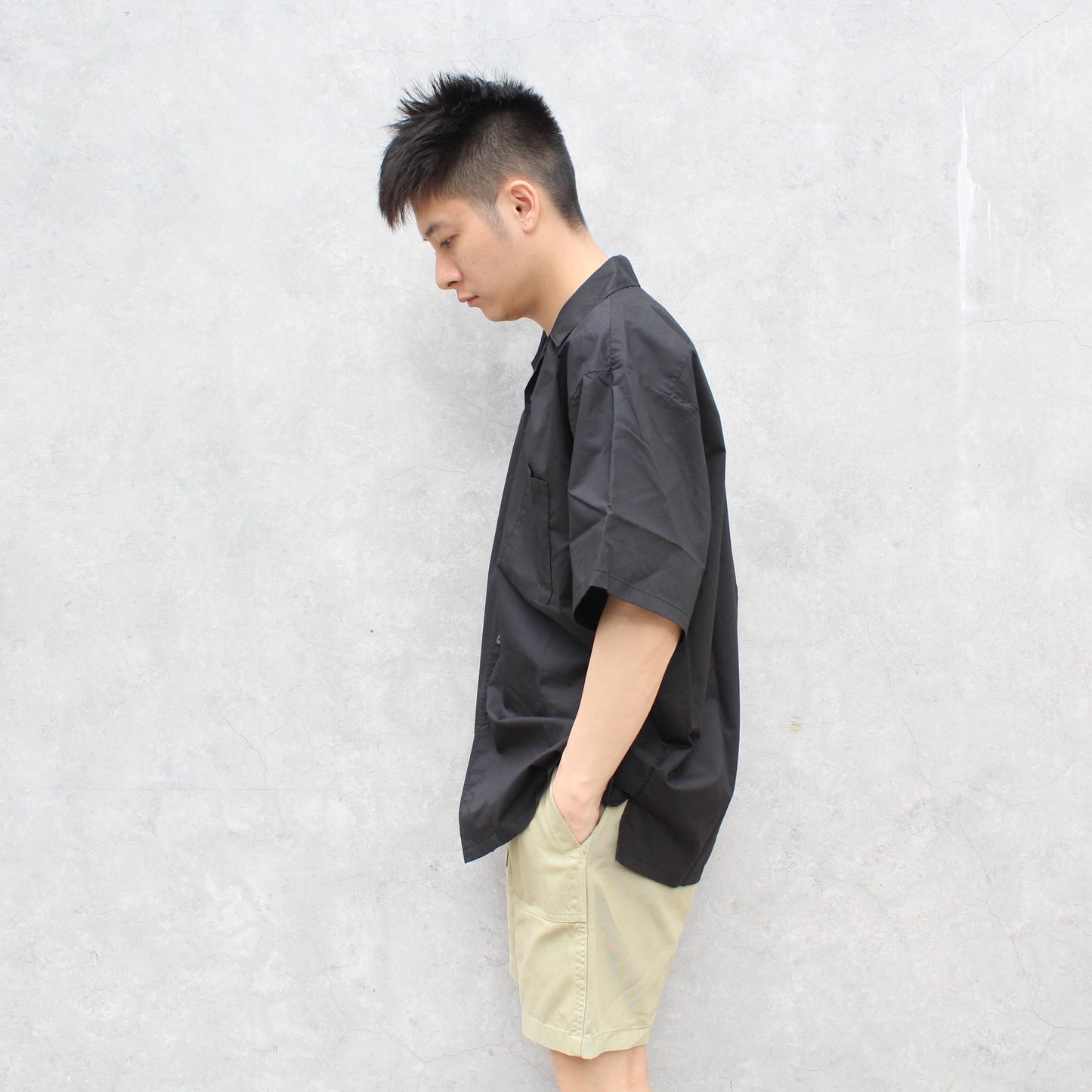 FLISTFIA -
 OPEN COLLAR S/S SHIRTS