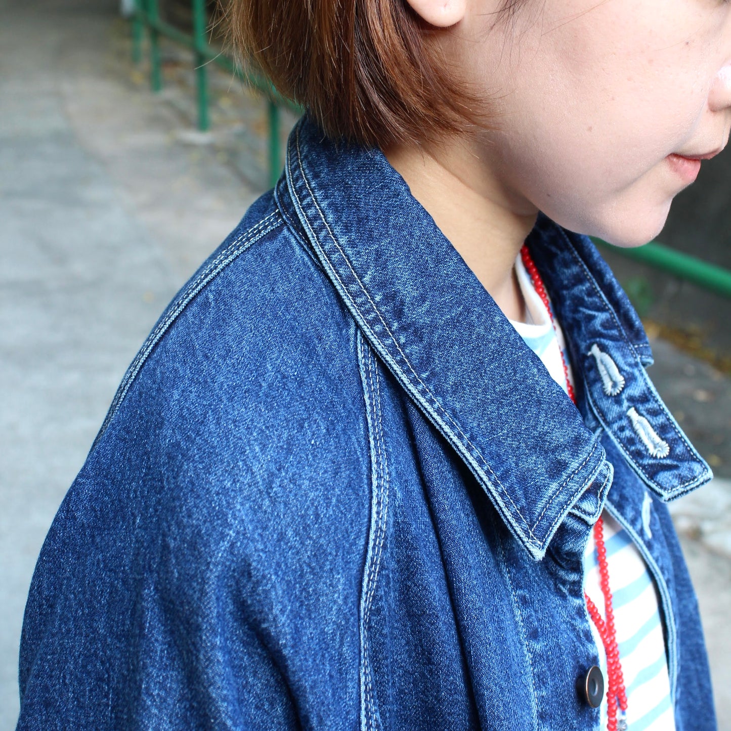 ORDINARY FITS -
 DENIM COVERALL
 (USED WASH)