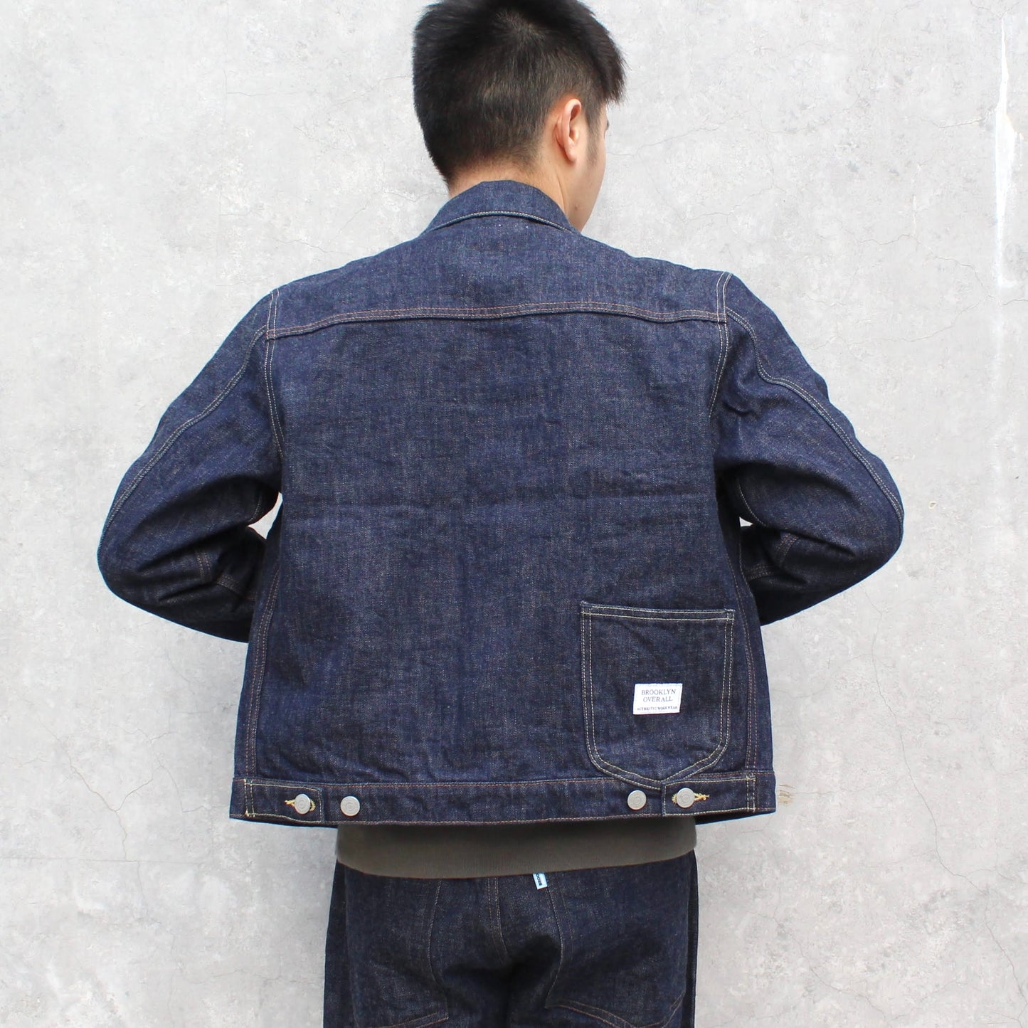 BROOKLYN OVERALL - 
13.5OZ SHORT DENIM JACKET