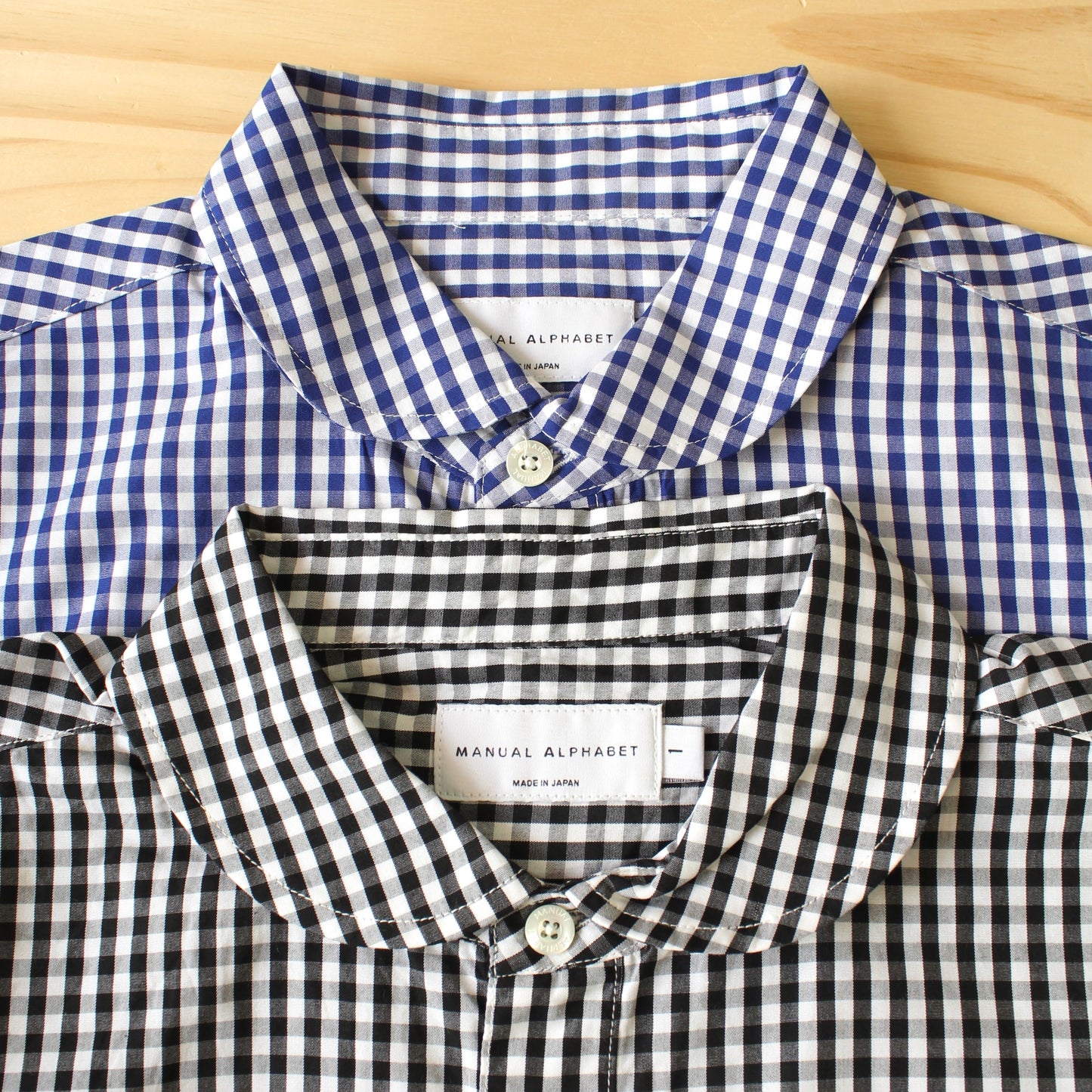 MANUAL ALPHABET - SUPIMA OX ROUND COLOR SHIRT (For Ladies)