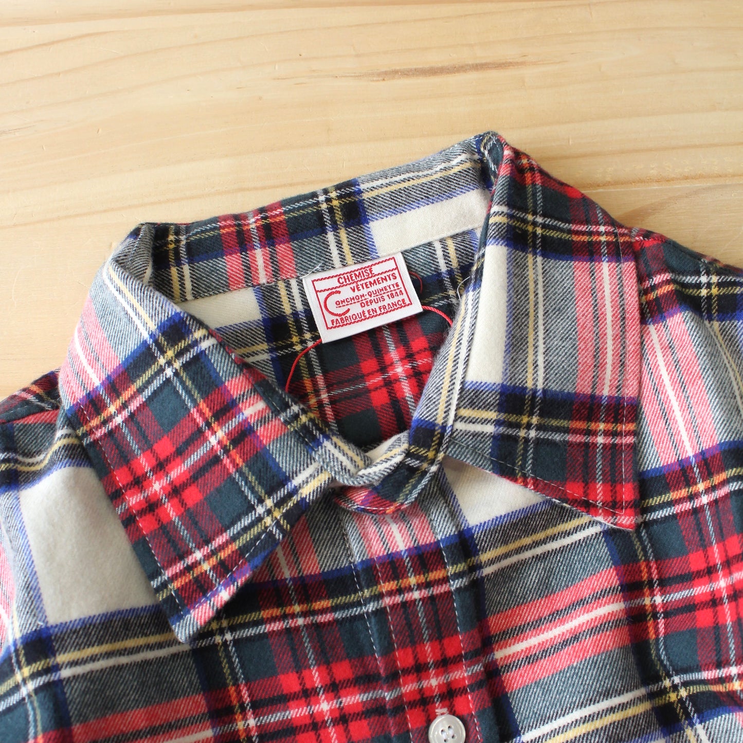 CONCHON QUINE -
LA CHEMISE FLANNEL CHECK SHIRT