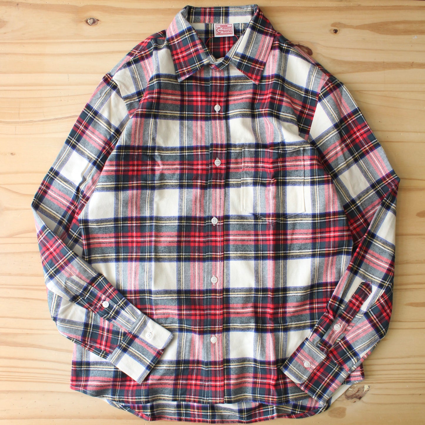 CONCHON QUINE -
LA CHEMISE FLANNEL CHECK SHIRT