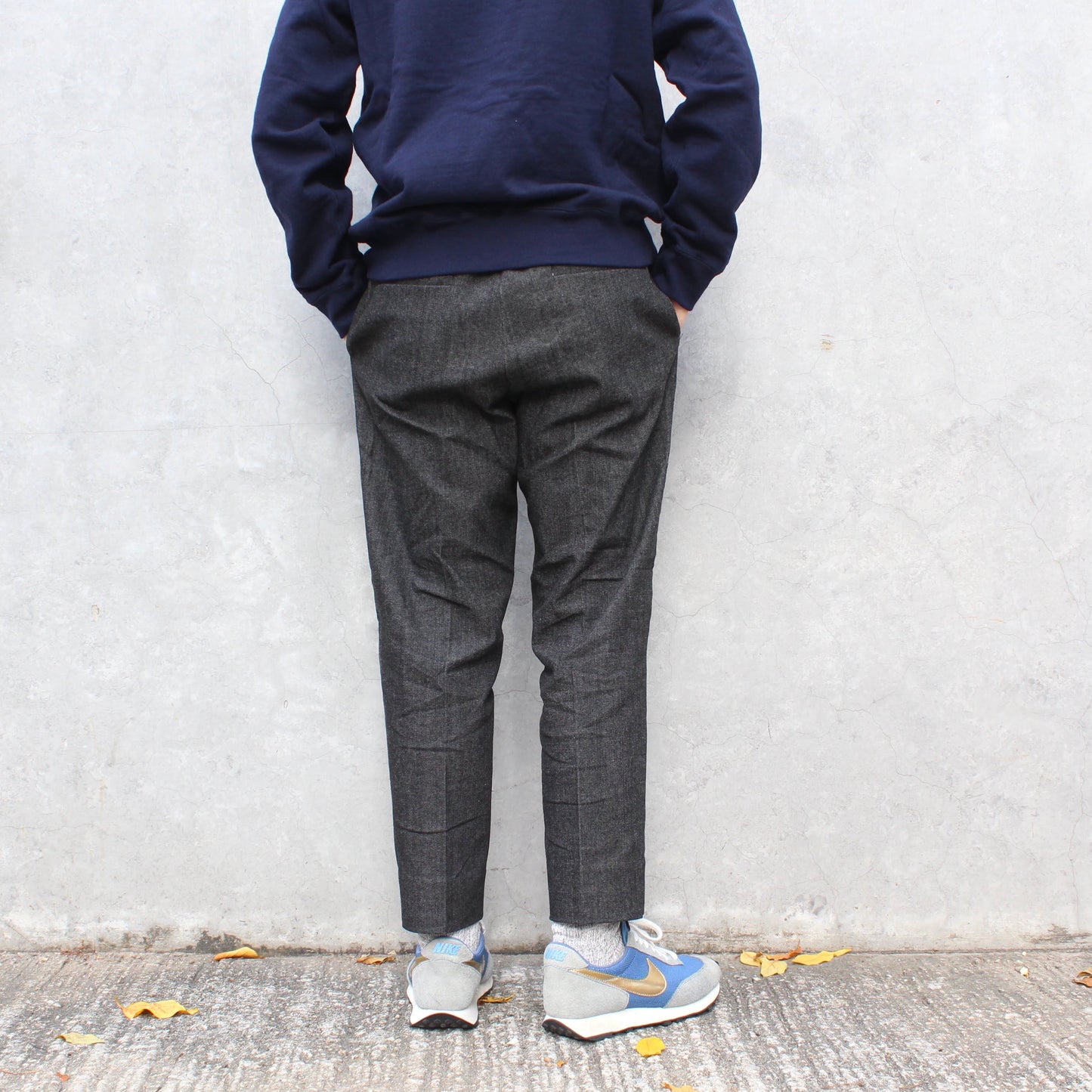 FLISTFIA - Denim Belted Trousers
