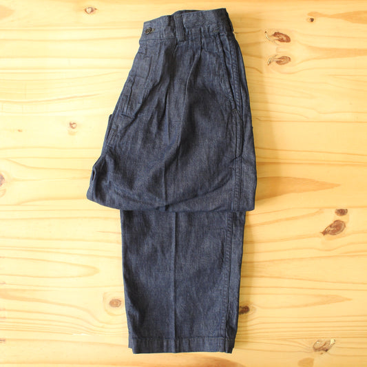 OrSlow - 8OZ TWO TUCK DENIM TROUSERS