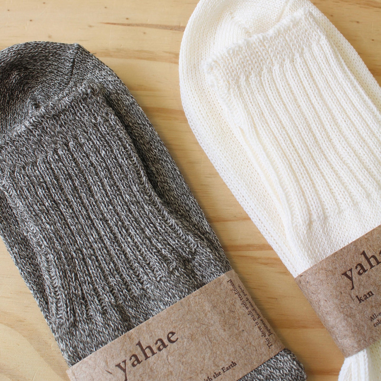 yahae - 
WASHI(日本和紙) ORGANIC COTTON ANKLE SOCKS