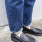 HATSKI - 15.6OZ Loose Tapered Denim (USED BLUE)