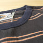 FELCO - AMERICAN VINTAGE STRIPE POCKET TEE (Orange)