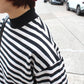 Ordinary Fits -
 MOCK NECK BORDER TEE