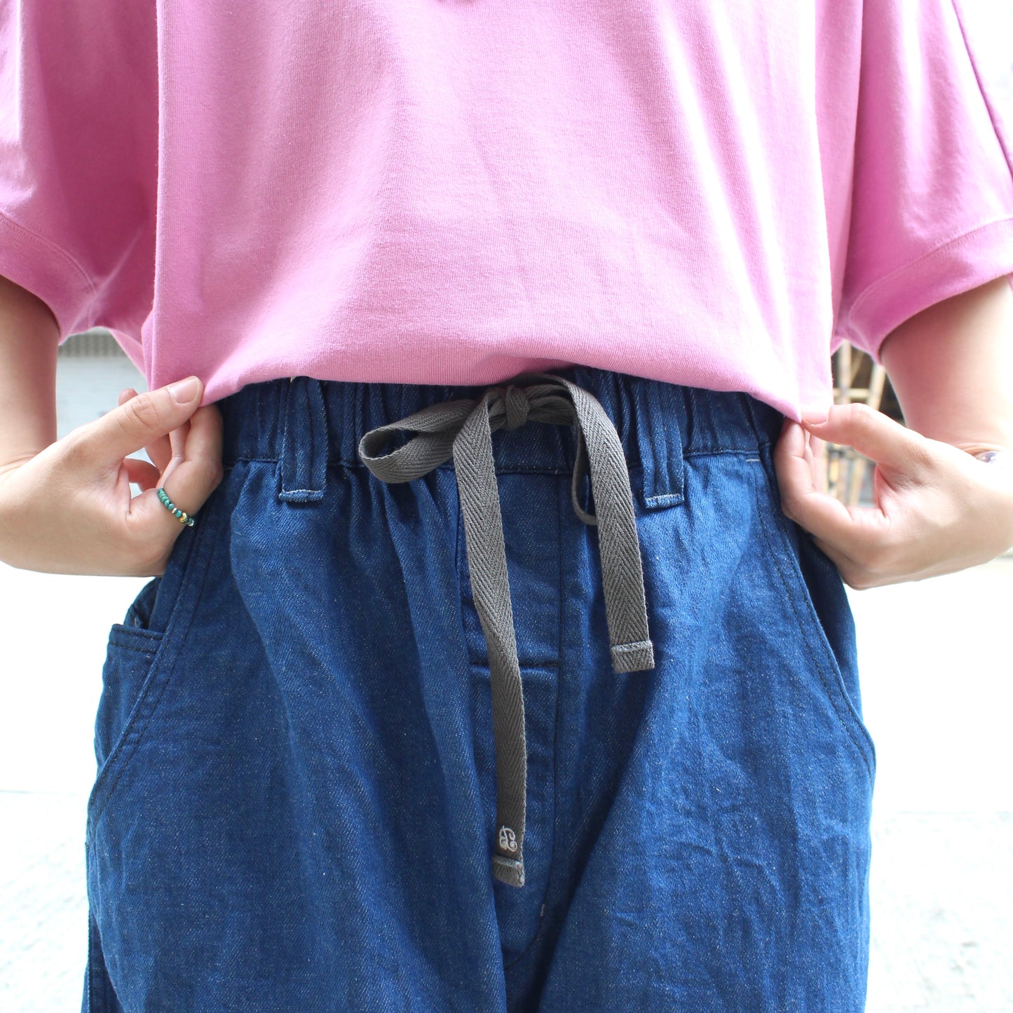 Brocante - Cotton Linen Easy Denim Pants