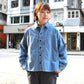D.M.G - Denim PW Shirt
(Used Blue)