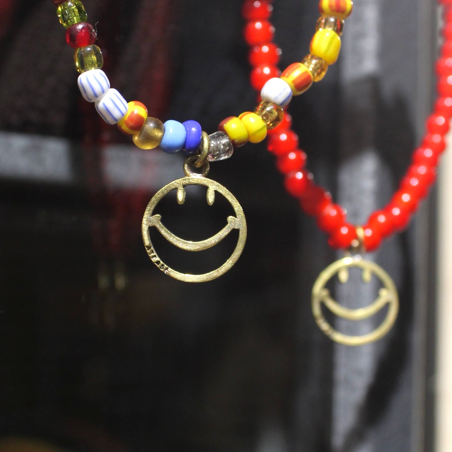 Atease -
 SMILE OPEN WORK BEADS BRACELET