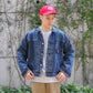 Or Slow -
 40'S PLEATED FRONT BLOUSE DENIM JACKET (VINTAGE WASH)