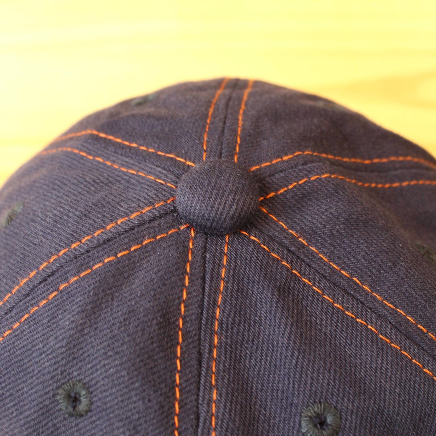 HIGHER - 
BLUE SELVEDGE DENIM CINCH BUCKLE CAP