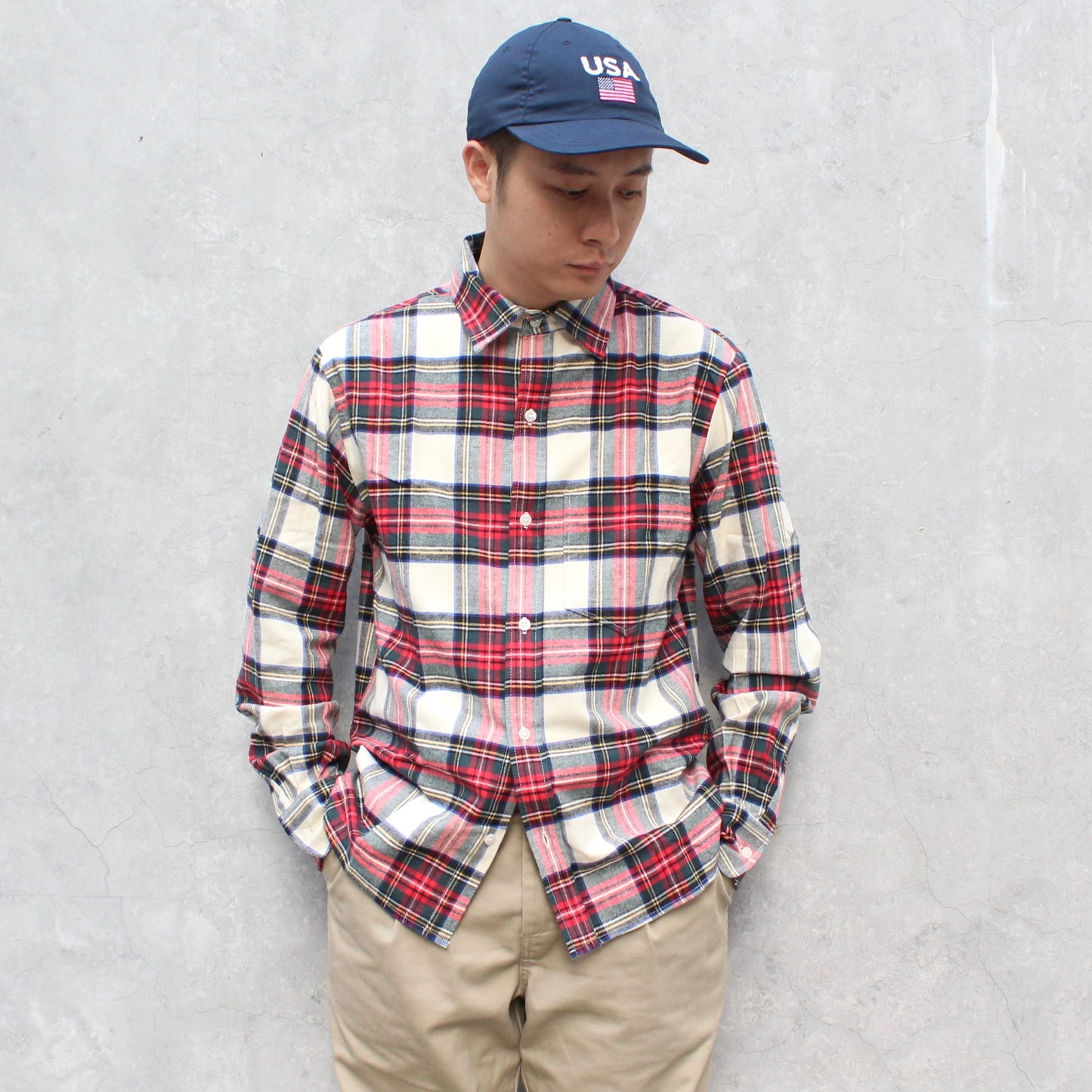 CONCHON QUINE -
LA CHEMISE FLANNEL CHECK SHIRT