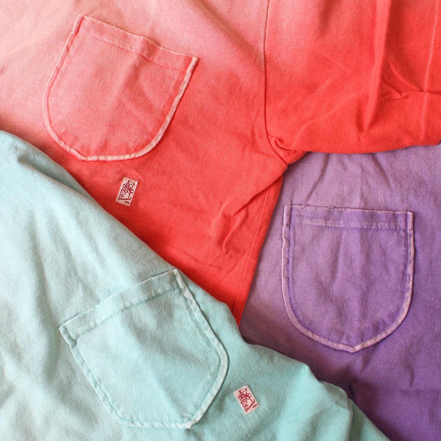 RIDING HIGH TOKYO - 
USA JERSEY SUN FADE POCKET TEE