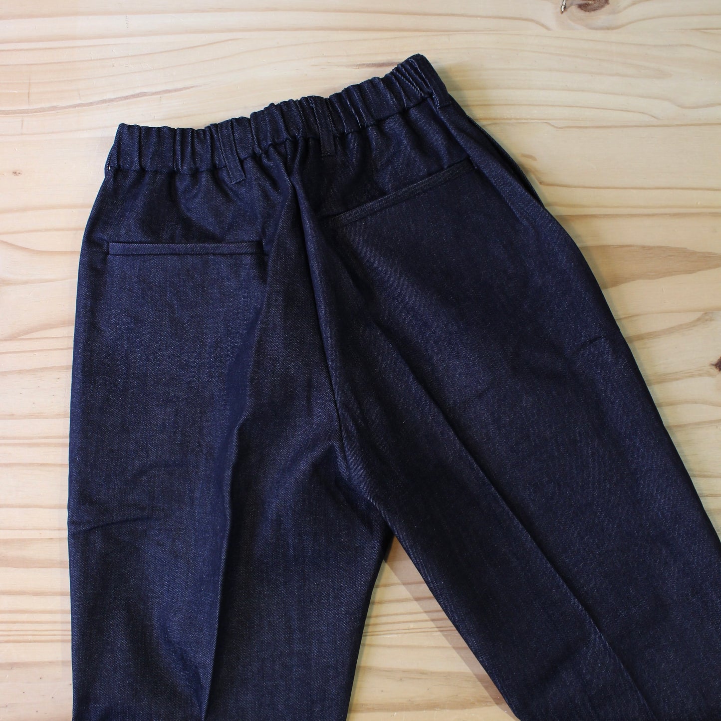 FLISTFIA - Denim Belted Trousers