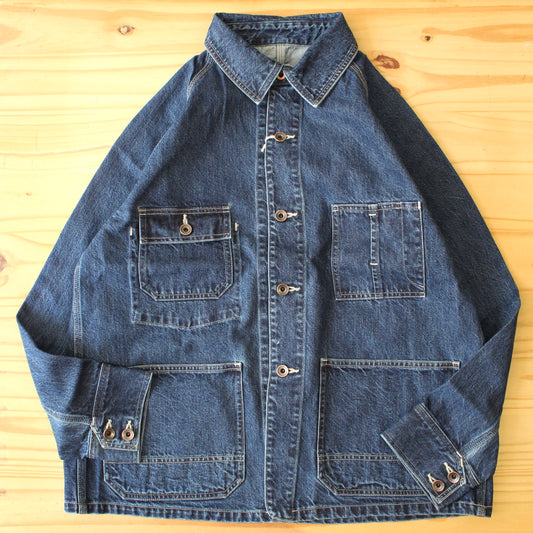 ORDINARY FITS -
 DENIM COVERALL
 (USED WASH)