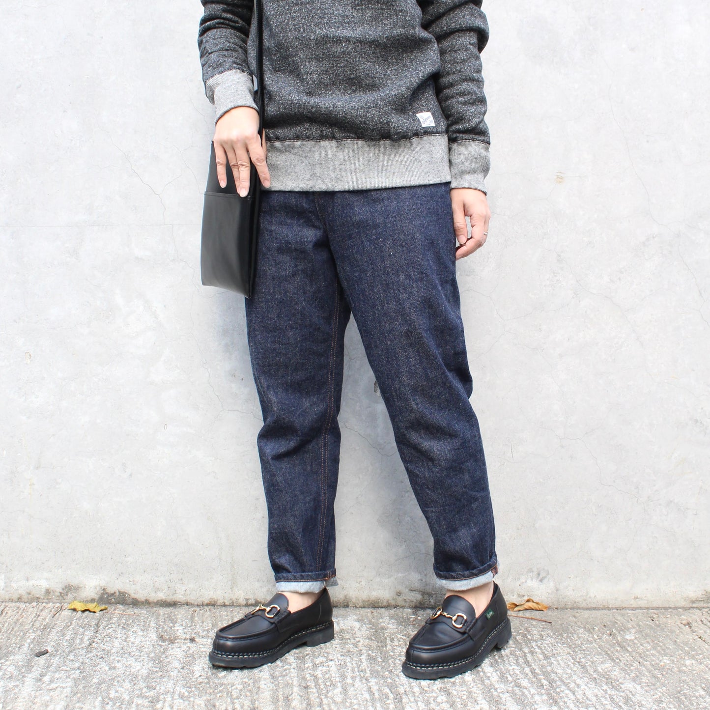 BROOKLYN OVERALL - 
13OZ TAPERED DENIM PANTS