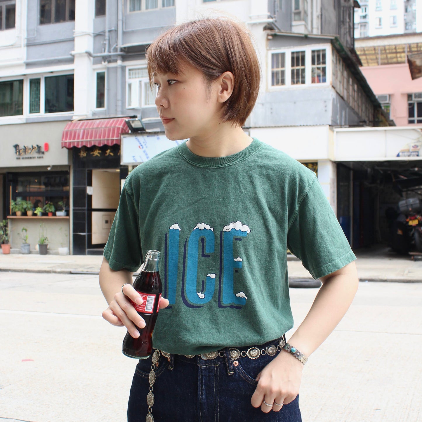 DMG -
 ICE PIGMENT DYE PRINT TEE