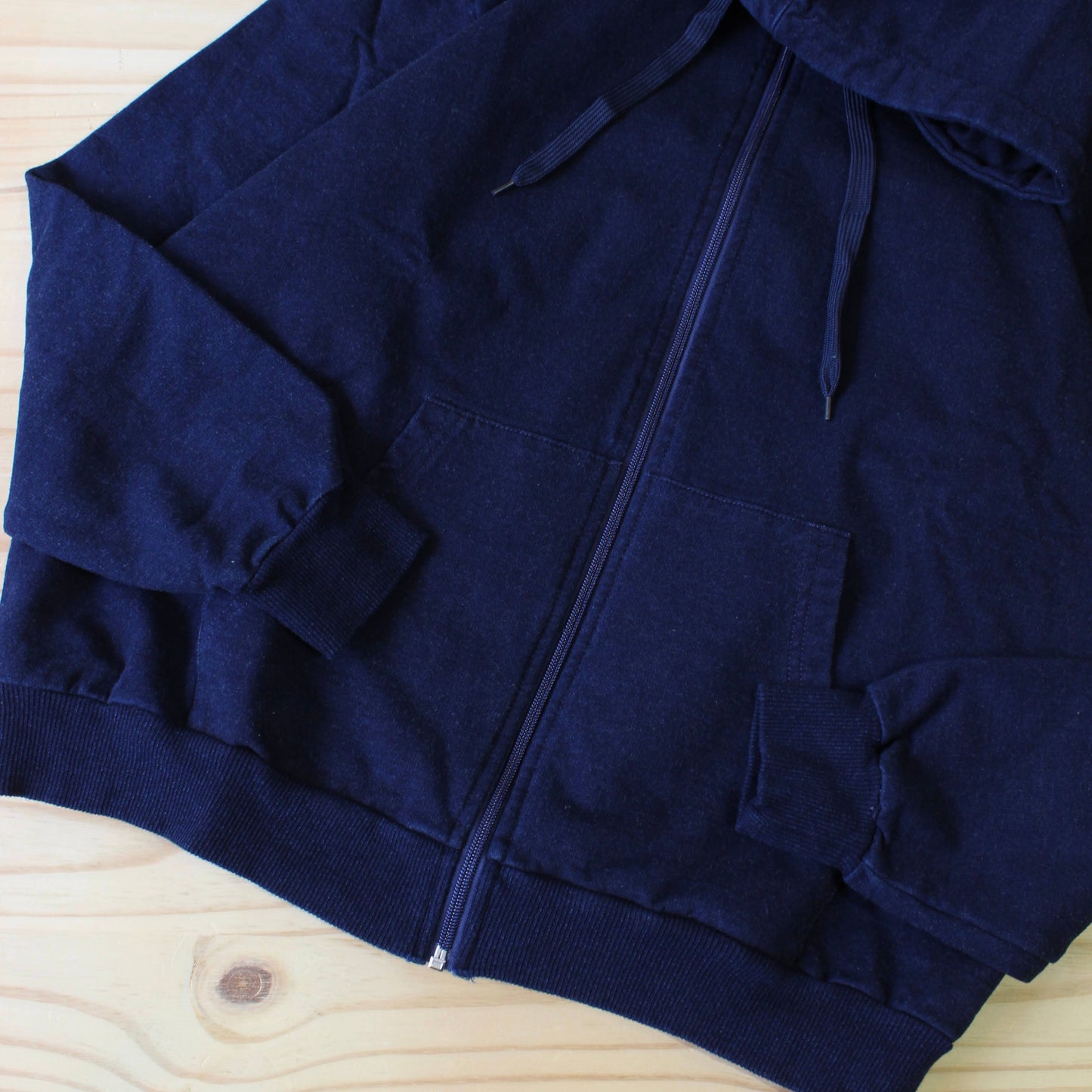 TYCA - INDIGO ZIP UP STONE WASHED