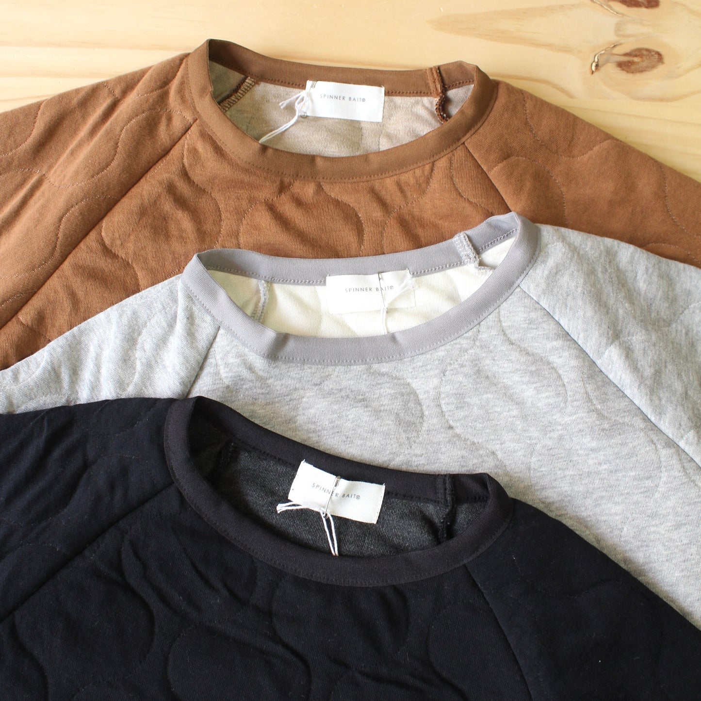 SPINNER BAIT - MILITARY QUILT RAGLAN SLEEVES
