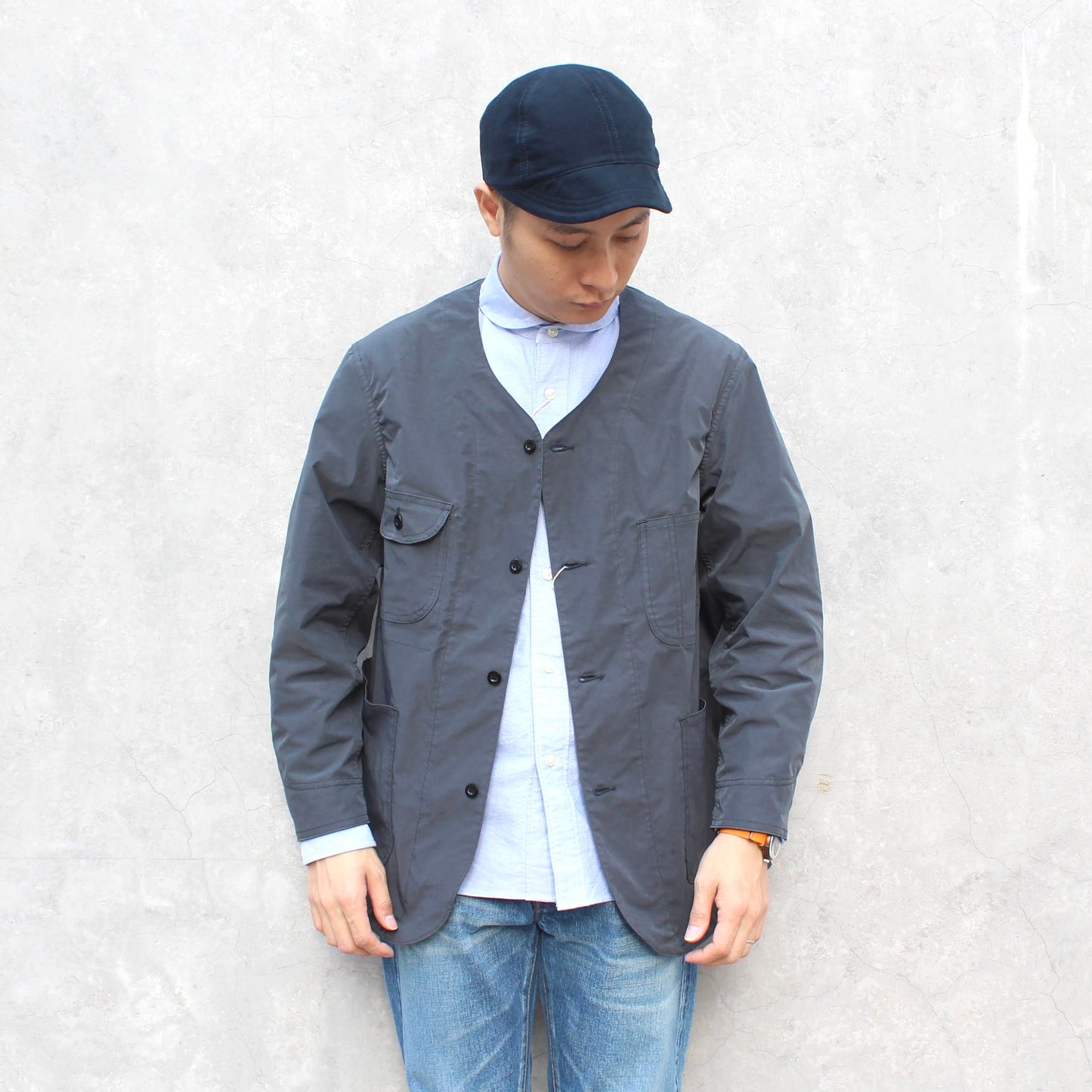 Ordinary Fits - 
CORE LINE NYLON CARDIGAN COVERALL