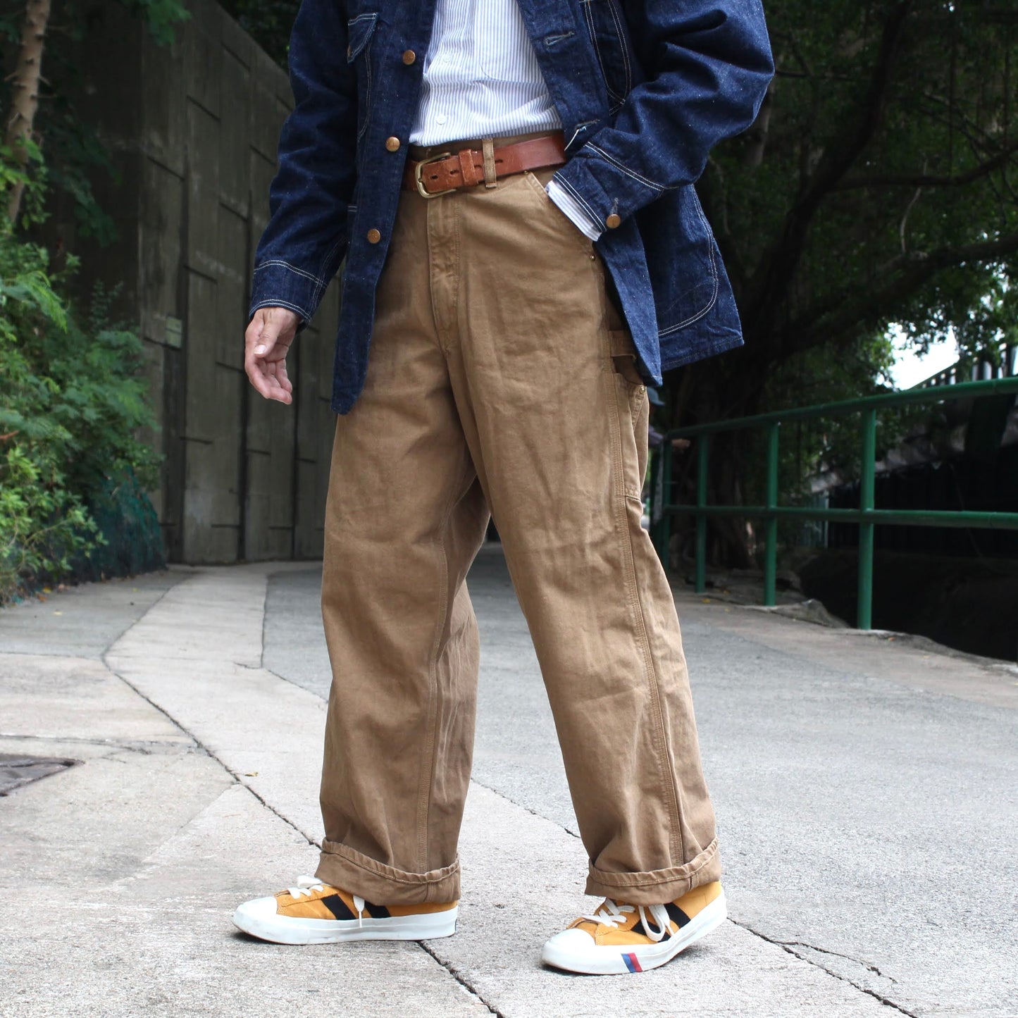 OrSlow -
DAD’S FIT PAINTER PANTS
(STONE WASH)