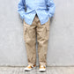 MANUAL ALPHABET -
COTTON NYLON GABARDINE CARGO PANTS