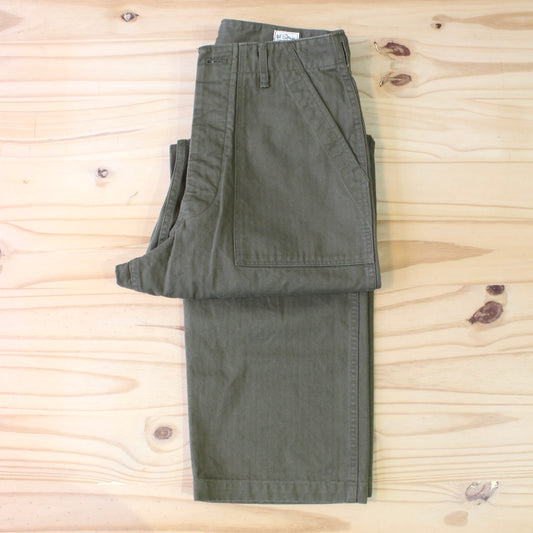 OrSlow - HERRINGBONE(人字紋) VINTAGE FIT FATIGUE PANTS