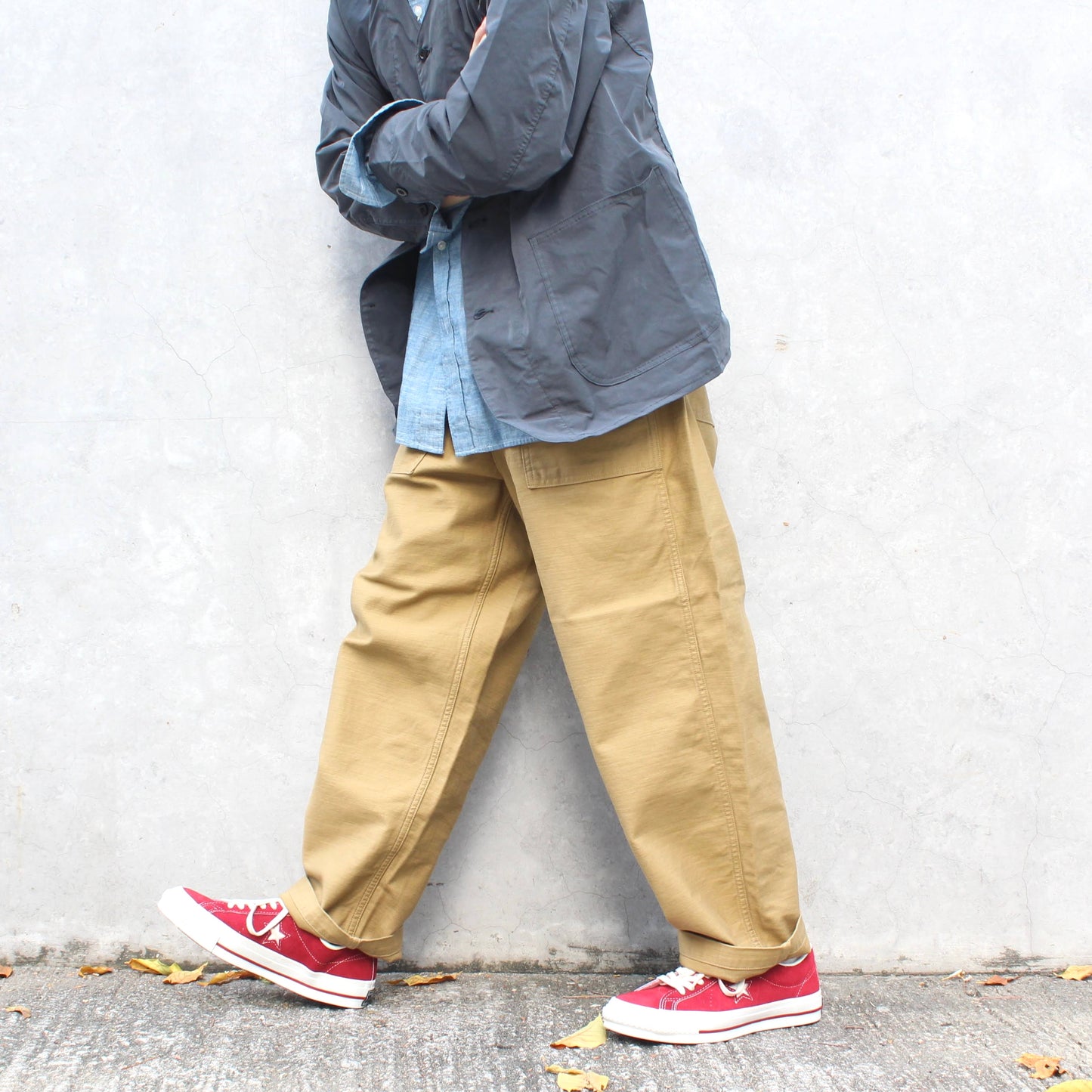 ORDINARY FITS -
JAMES FATIGUE BACK SATIN PANTS