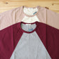 REMILLA -
 RAGLAN HALF SLEEVES TEE
