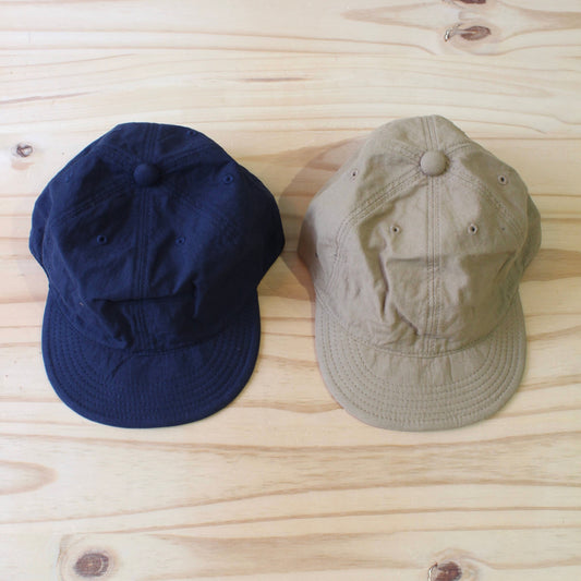 HIGHER -
 COTTON LINEN VINTAGE BACKSATIN CINCH BUCKLE CAP