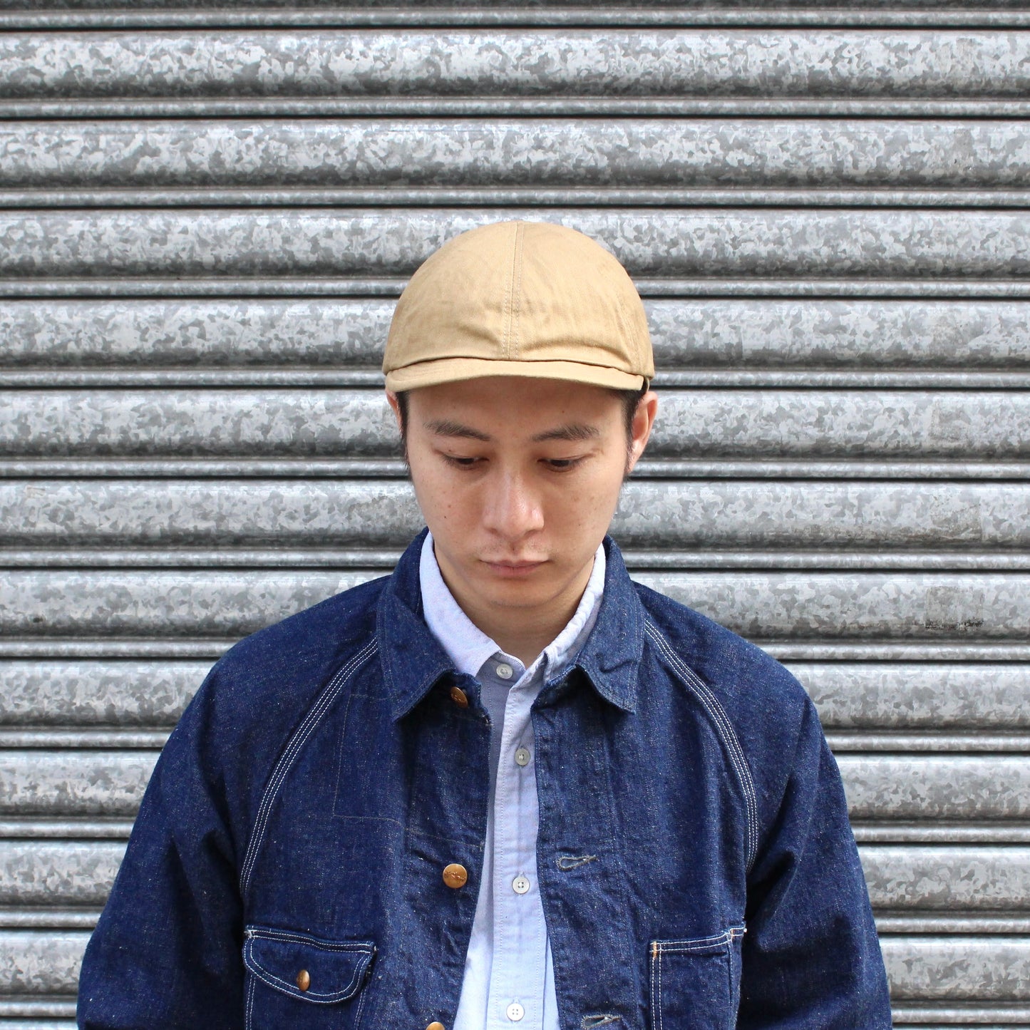 HIGHER - 
ARMY HERRINGBONE POSTMAN CAP