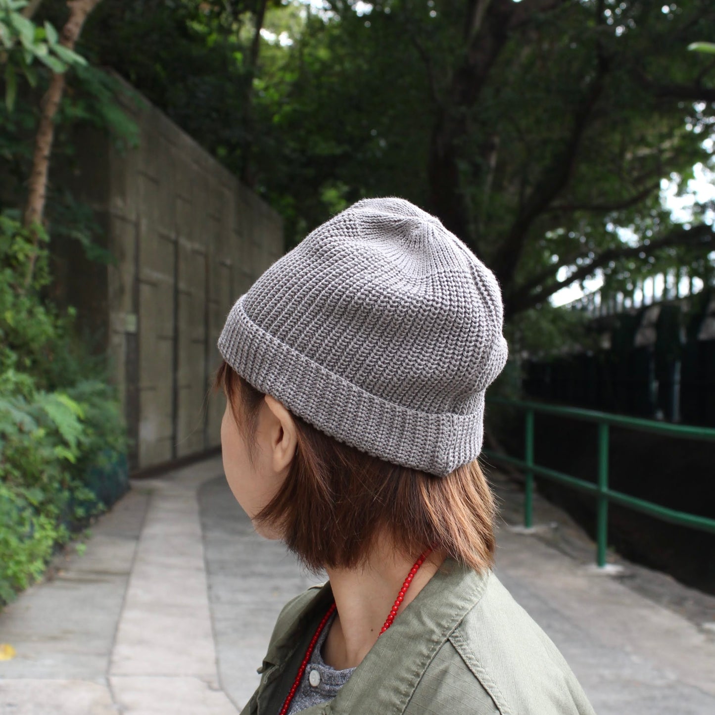 HIGHER -
COTTON KNIT WATCH CAP