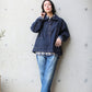 Ordinary Fits - 
ROUND COLLAR DENIM PULLOVER SHIRT