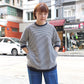 SPINNER BAIT -
VINTAGE BORDER RAGLAN CREW NECK H/S