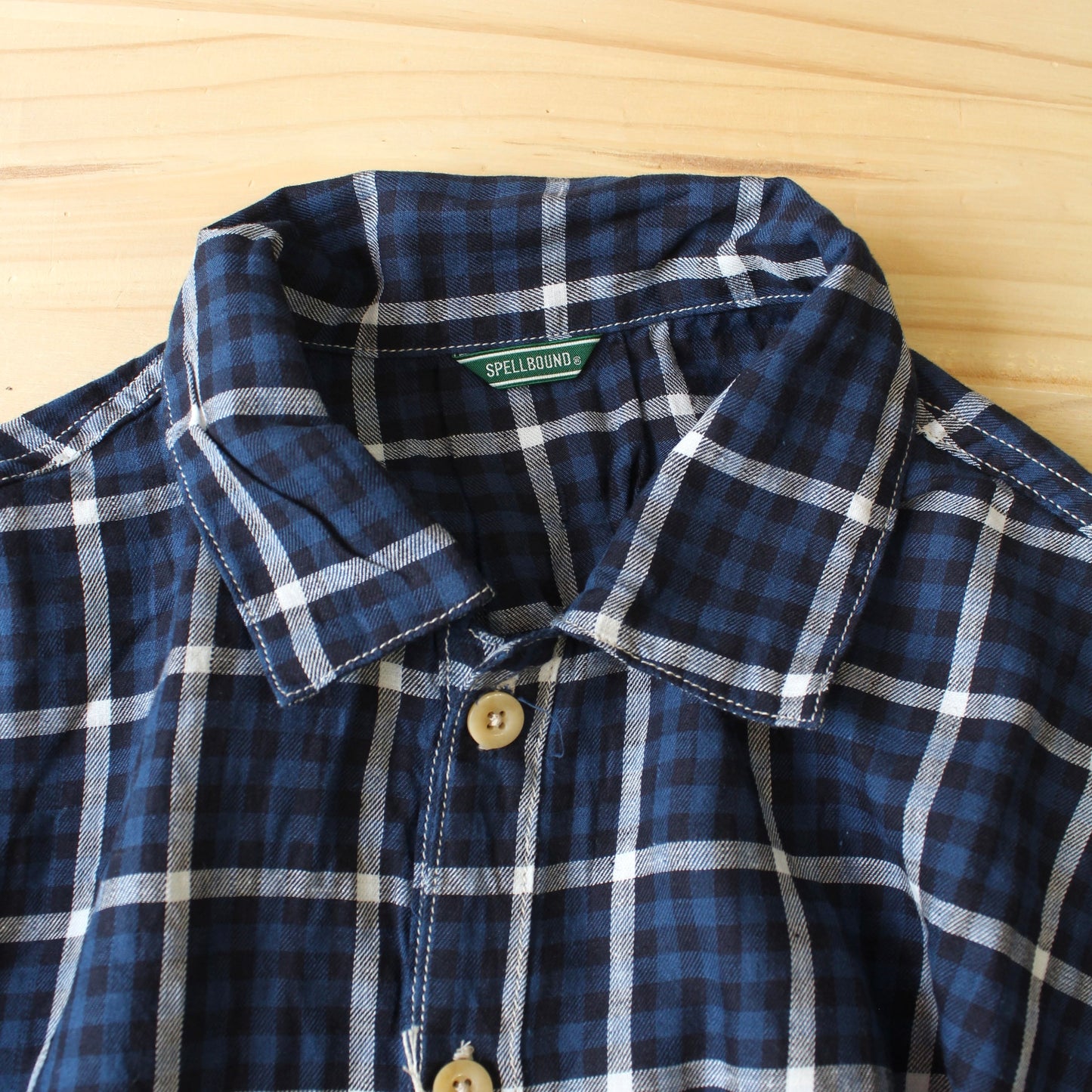 SPELLBOUND -
 WORKER S/S CHECKER SHIRT