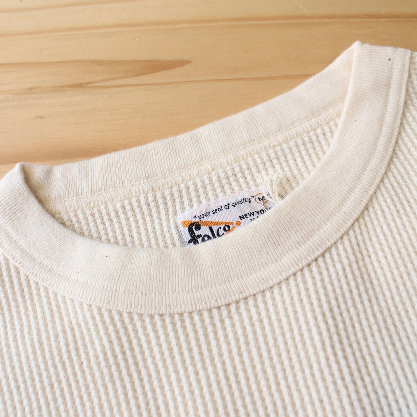 FELCO - L/S THERMAL CREW MIDDLE WEIGHT (NATURAL)