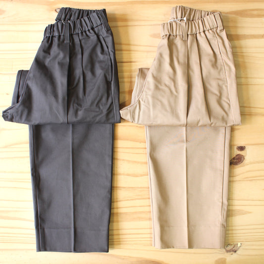 FLISTFIA -
 TUCK WIDE TROUSERS