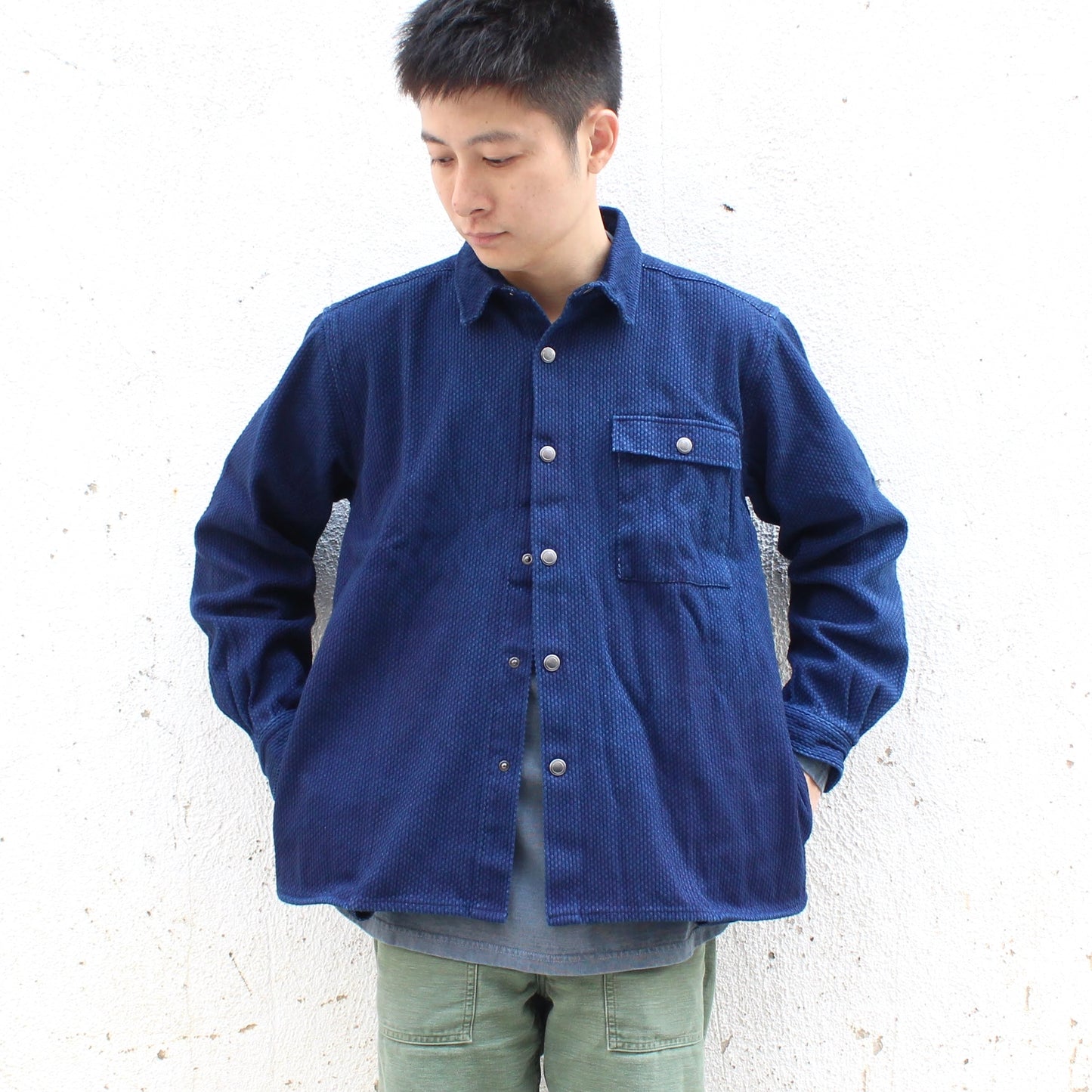 SPINNER BAIT - SASHIKO INDIGO SHIRTS
