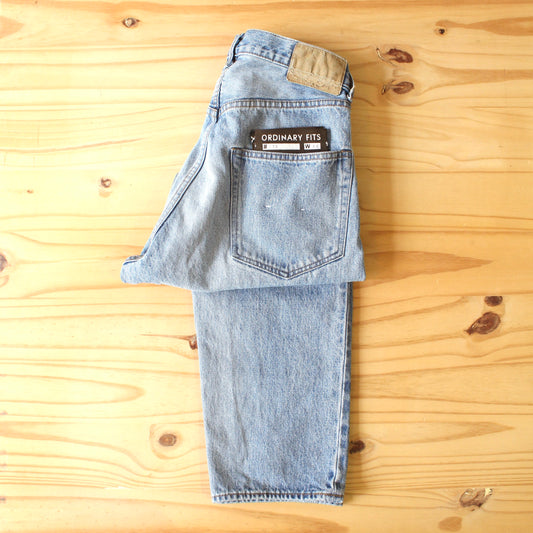 Ordinary Fits -
 LOOSE ANKLE DENIM(ICE BLEACH)