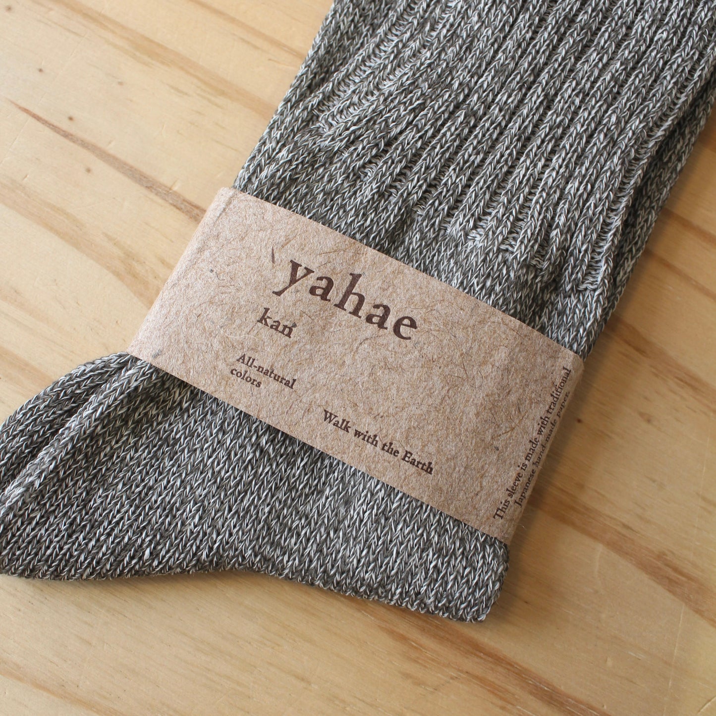 yahae - 
WASHI(日本和紙) ORGANIC COTTON ANKLE SOCKS