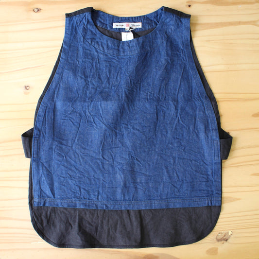 Brocante -
 Cotton Linen Denim Vest