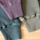 REDWOOD CLASSICS -
HEAVYWEIGHT HALF ZIP POLO SWEATSHIRT(GARMENT WASHED)