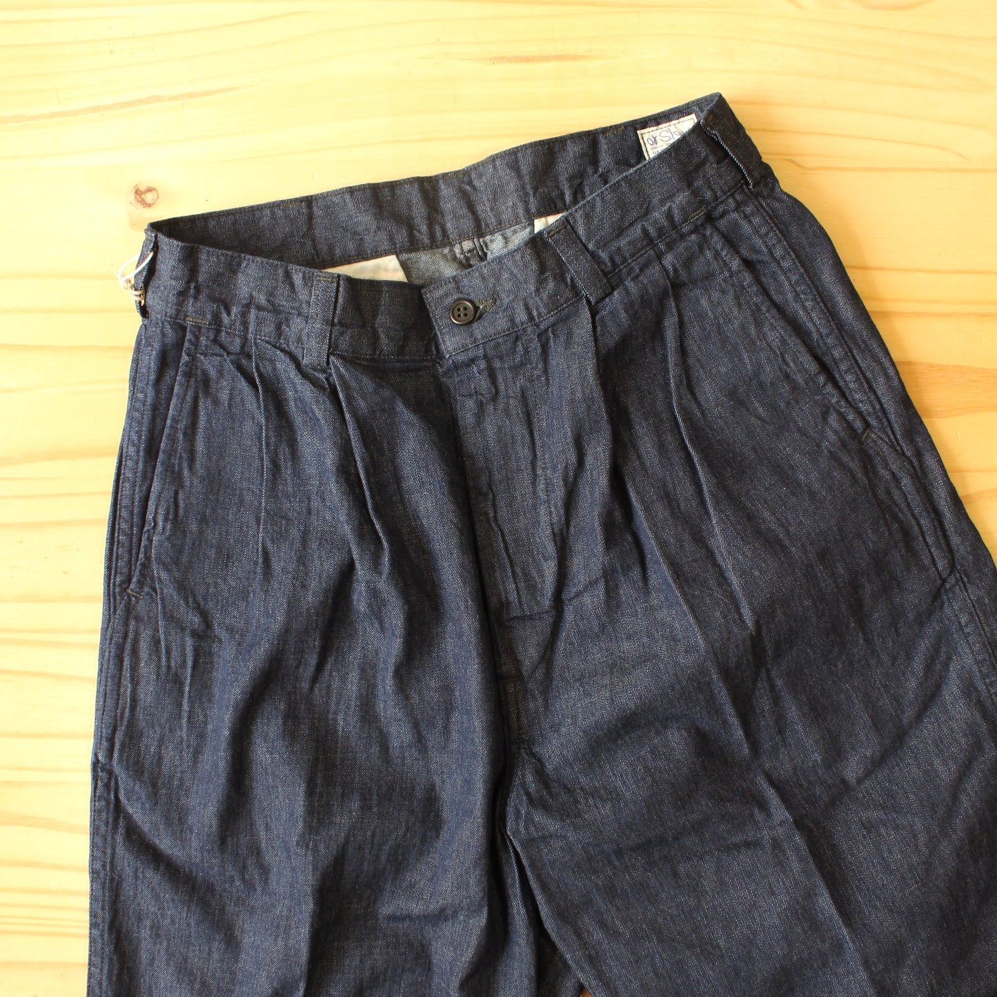 OrSlow - 8OZ TWO TUCK DENIM TROUSERS