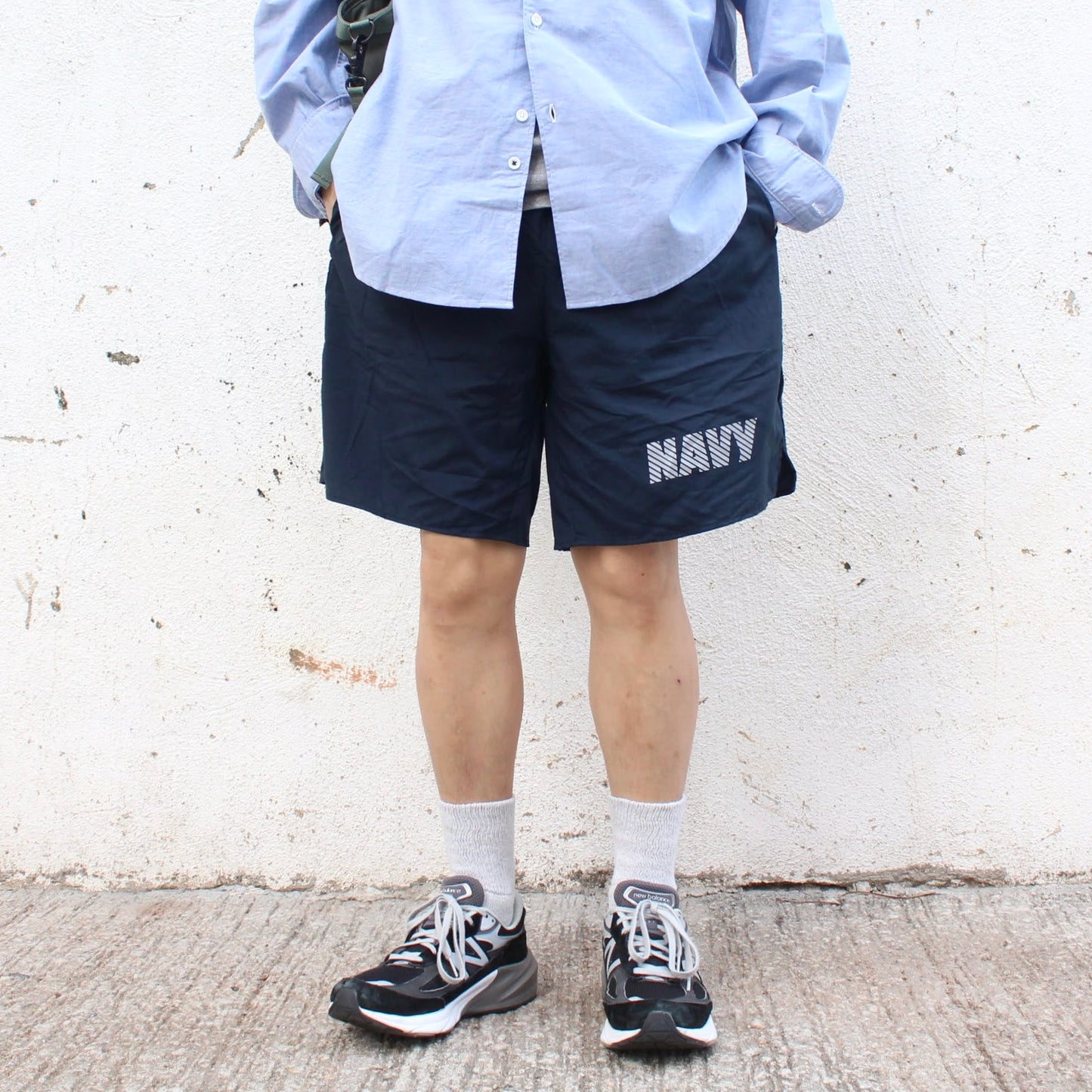 MILITARY DEADSTOCK COLLECTION - 
NAVY TRAINER SHORTS