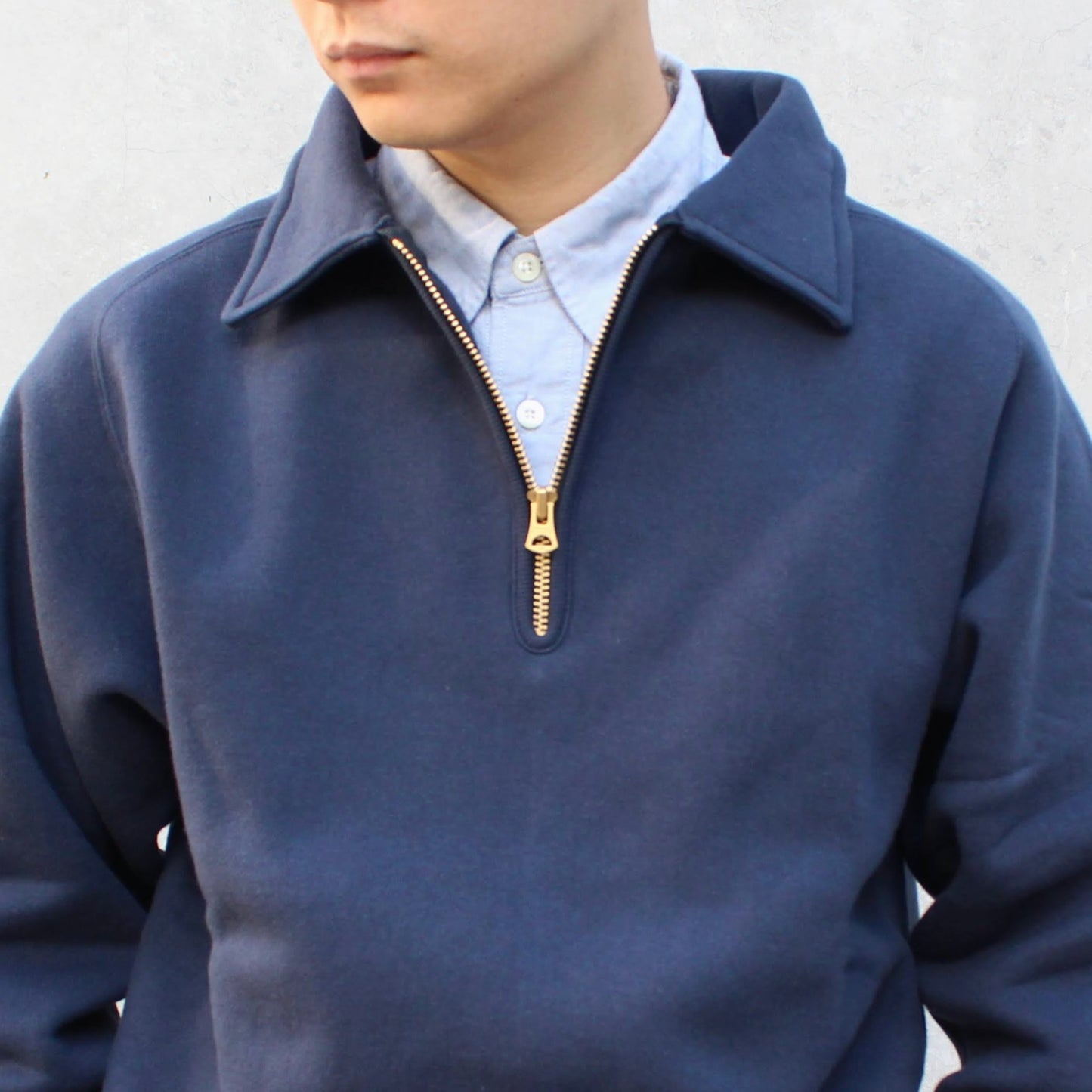 RIDING HIGH TOKYO - 
AZUMA TUBE FLEECE HALFZIP SWEAT