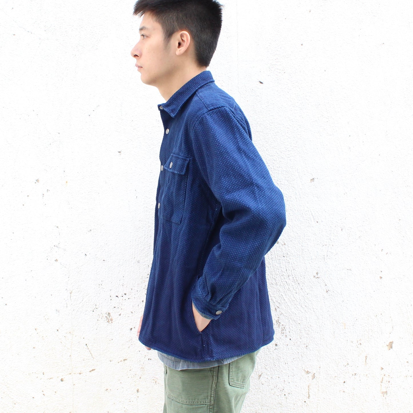 SPINNER BAIT - SASHIKO INDIGO SHIRTS