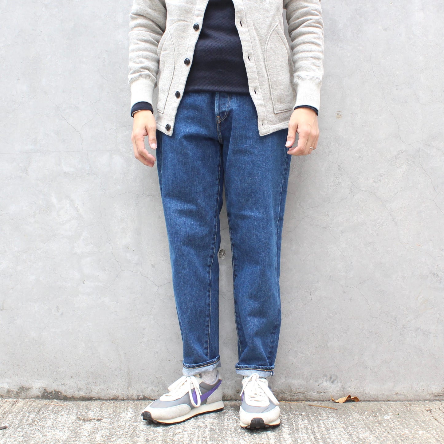 HATSKI - 15.6OZ Loose Tapered Denim (USED BLUE)