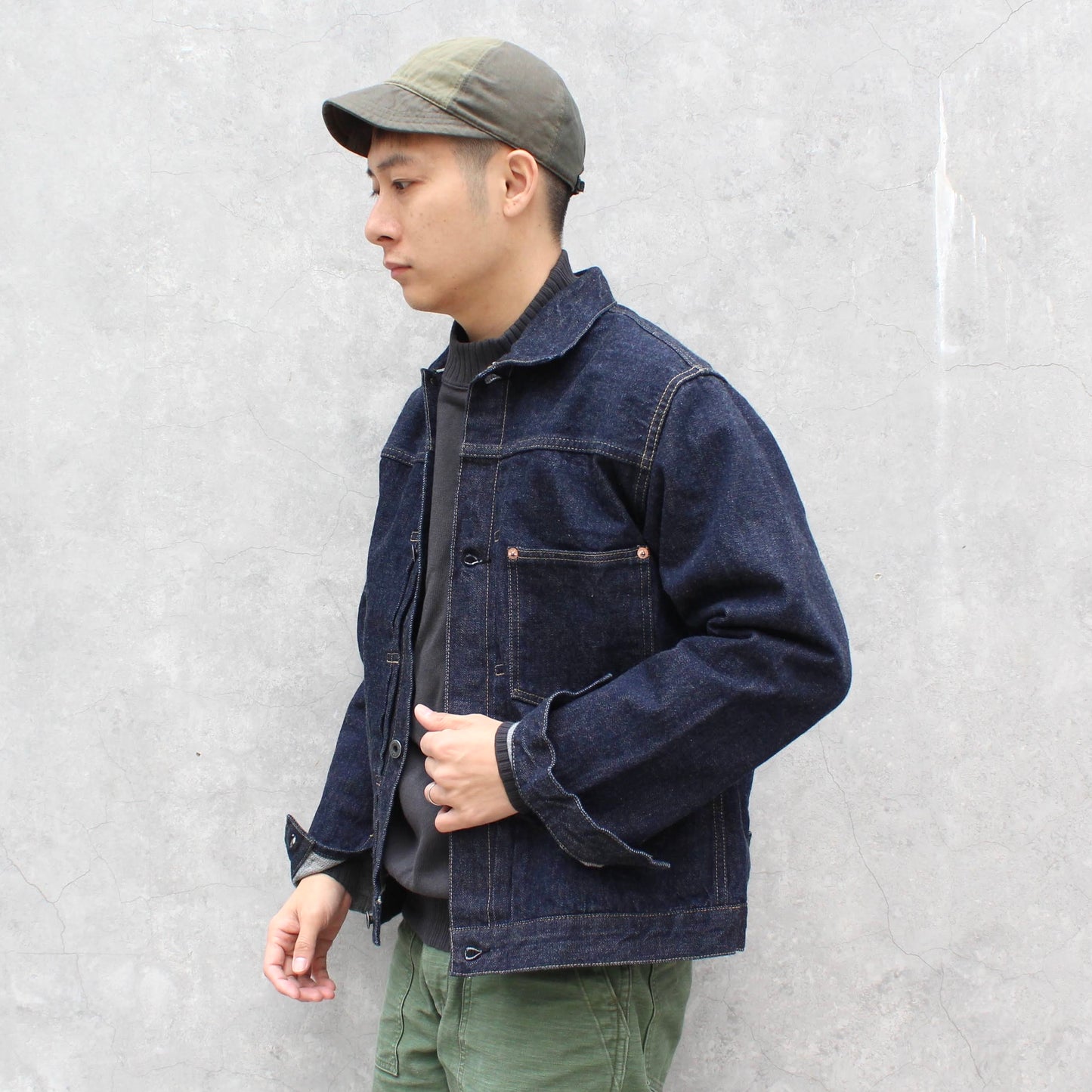 WORKERS -
 14.7OZ INDIGO DENIM JACKET